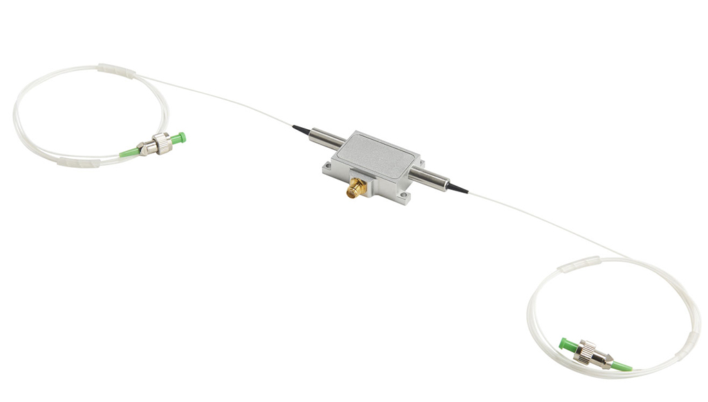 1310nm 200MHz IR Fiber Coupled Acousto-optic Modulator 10ns Rising Time AOM